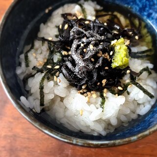 【簡単】昆布のだし茶漬け〜柚子胡椒風味〜